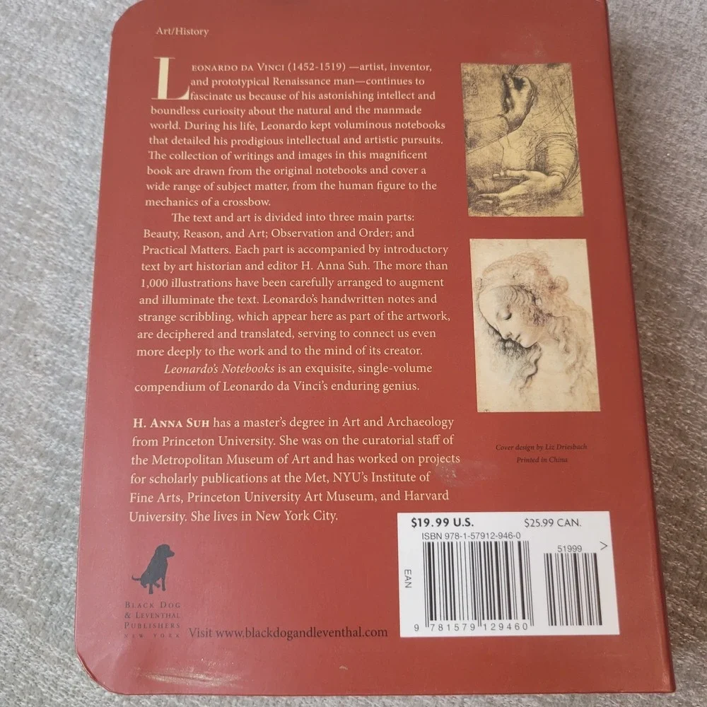 Leonardo's Notebooks & Leonardo's Notesbooks Books Poetry Letters Art EUC